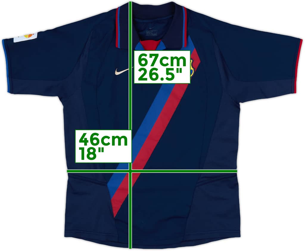 2002-03 Barcelona Away Shirt - 8/10 - (XL.Boys)