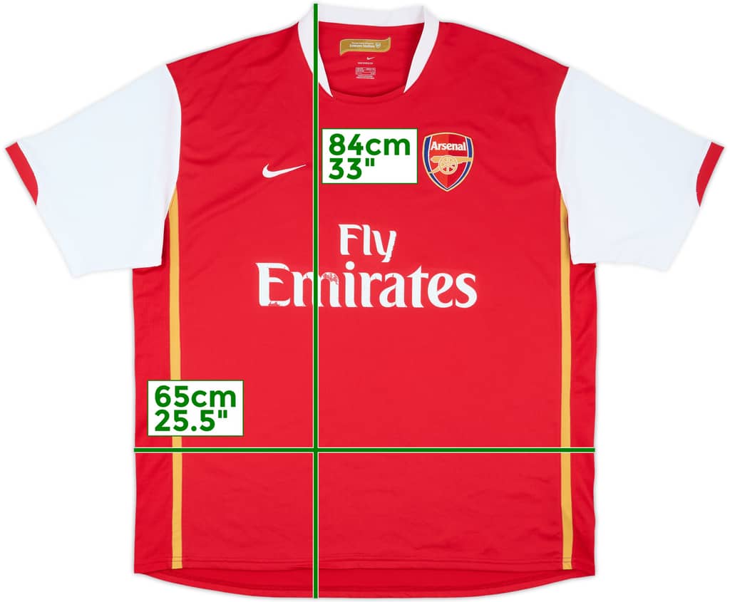 2006-08 Arsenal Home Shirt - 5/10 - (XXL)