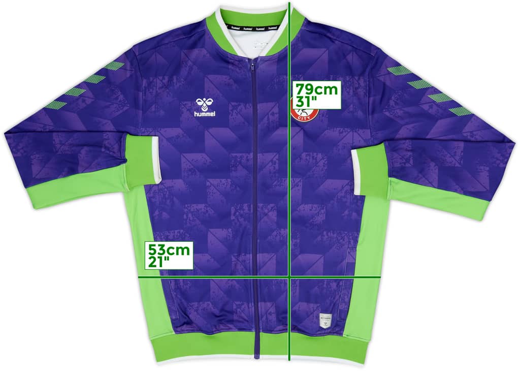 2020-21 Bristol City Hummel Track Jacket - 8/10 - (XL)