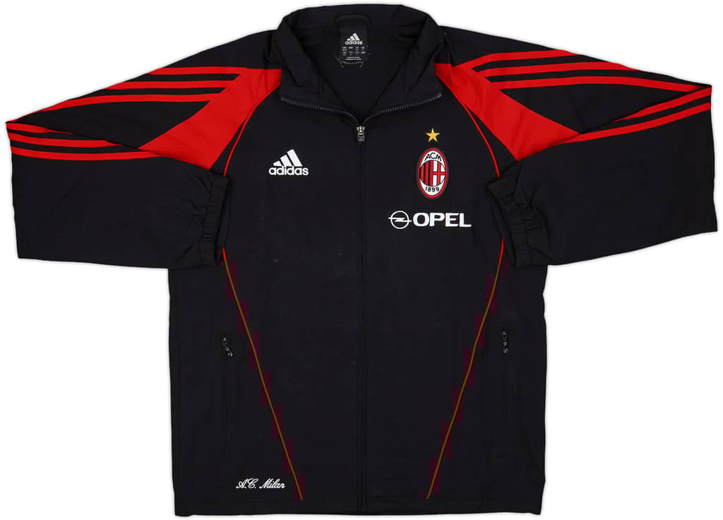 2005-06 AC Milan adidas Track Jacket - 8/10 - (M)