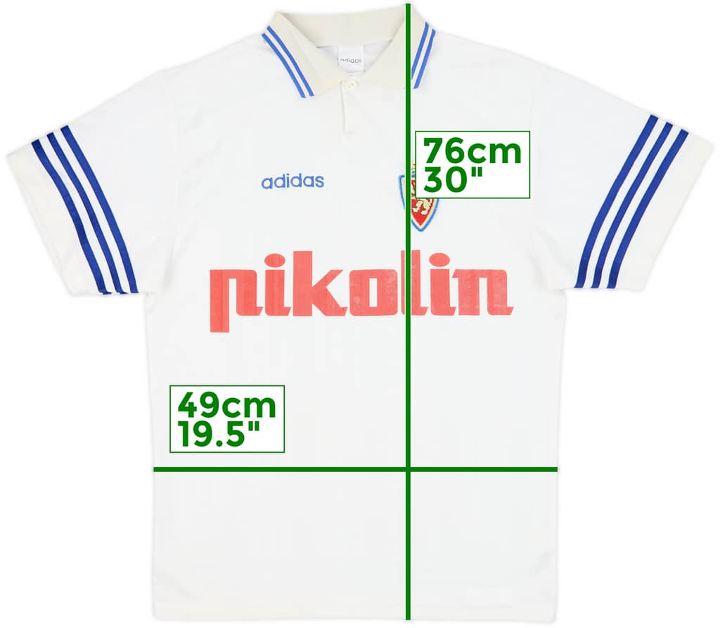 1995-97 Real Zaragoza Home Shirt - 7/10 - (S)