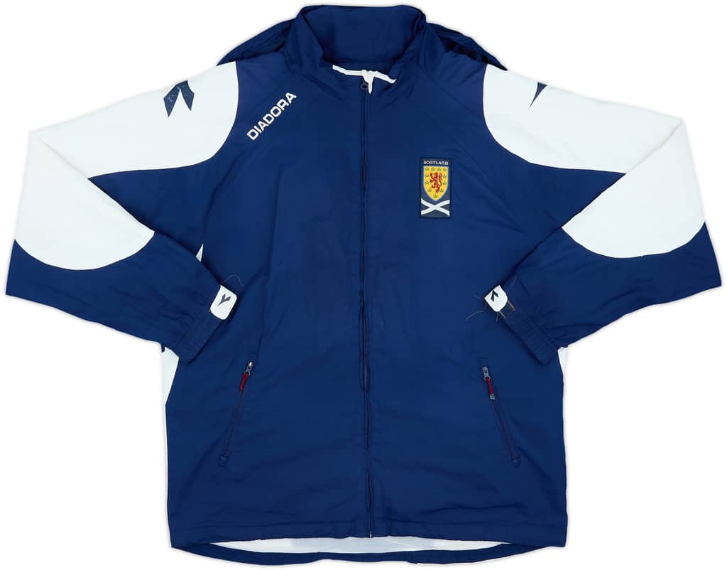 2006-07 Scotland Diadora Rain Jacket - 7/10 - (L)