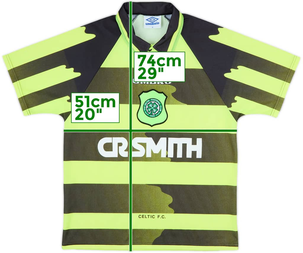 1996-97 Celtic Away Shirt - 9/10 - (M)