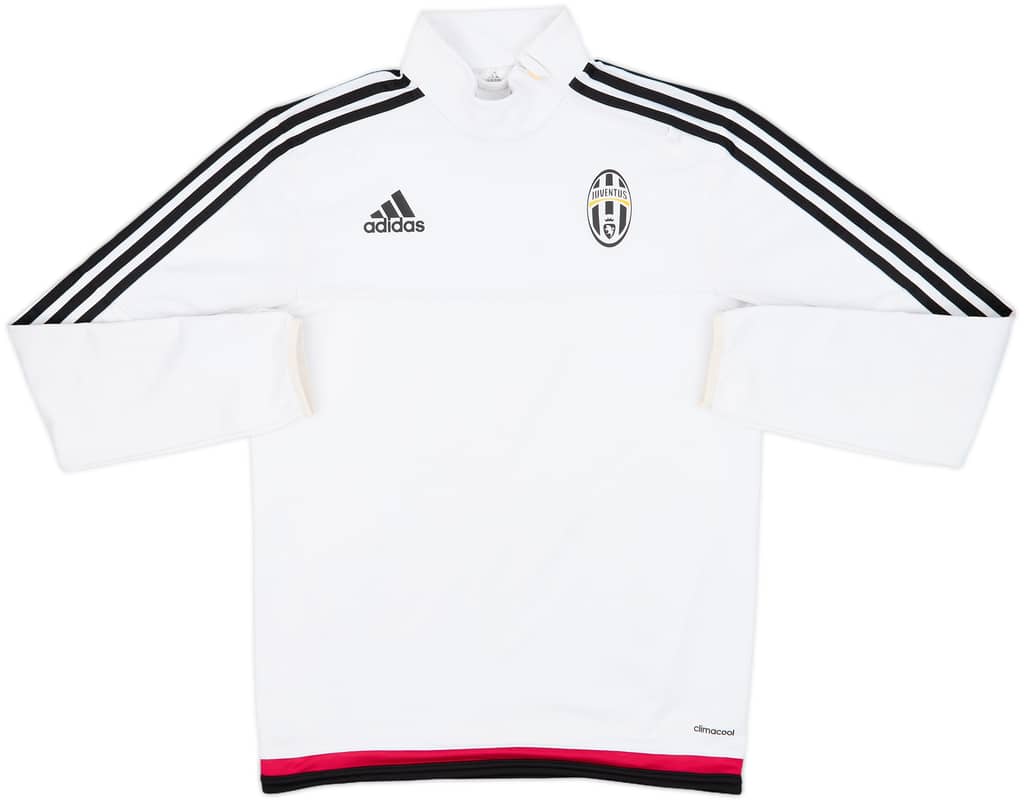 2015-16 Juventus adidas 1/4 Zip Sweat Top - 7/10 - (S)