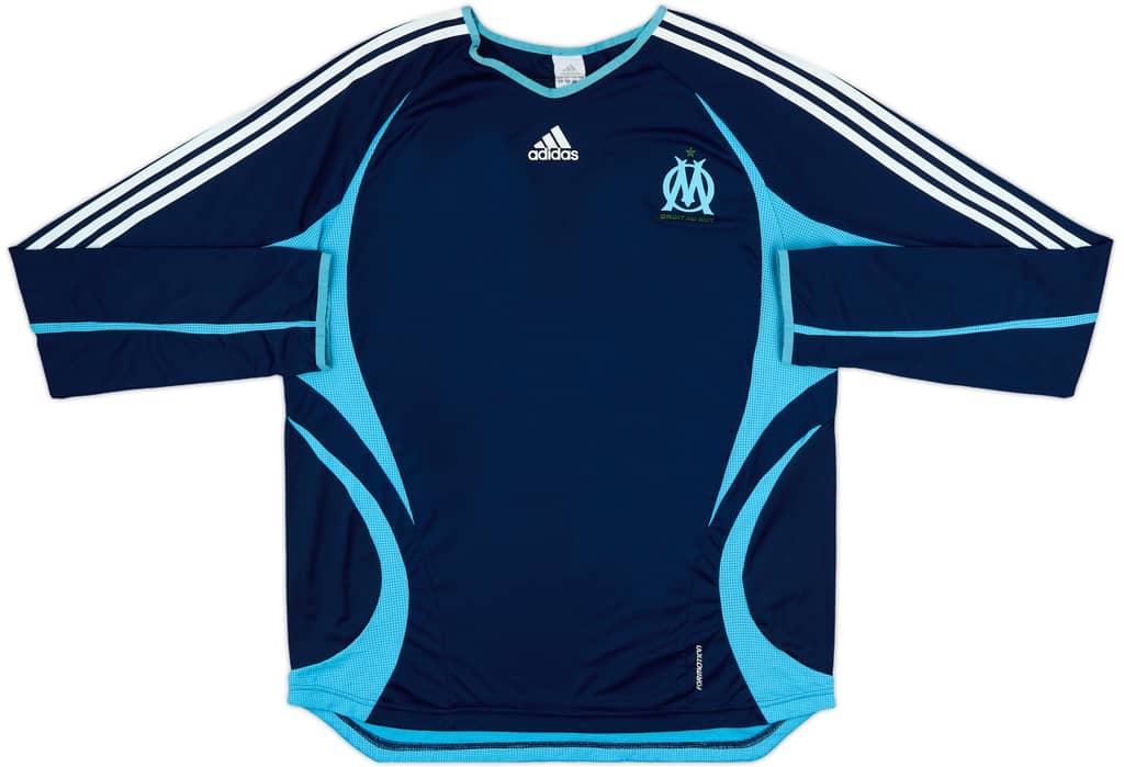 2006-07 Olympique Marseille adidas Formotion Training L/S Shirt - 5/10 - (3XL)