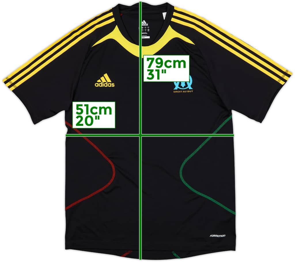 2010-11 Olympique Marseille Formotion Training Shirt - 10/10 - (M/L)