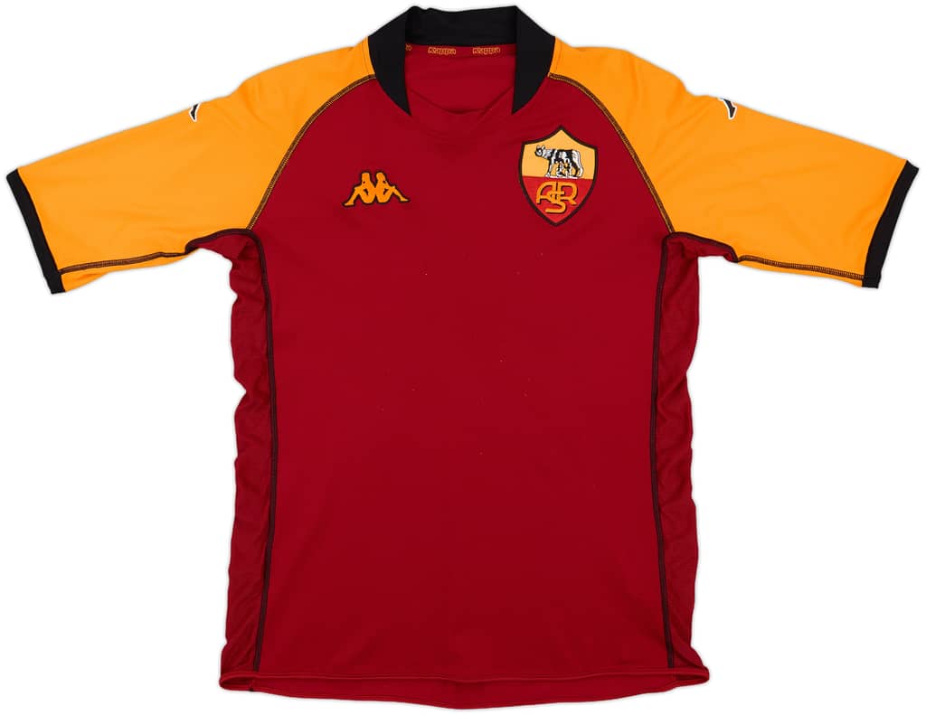 2002-03 Roma European Home Shirt - 8/10 - (L)