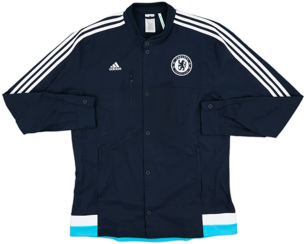 2014-15 Chelsea adidas Button Track Jacket - 9/10 - (L)
