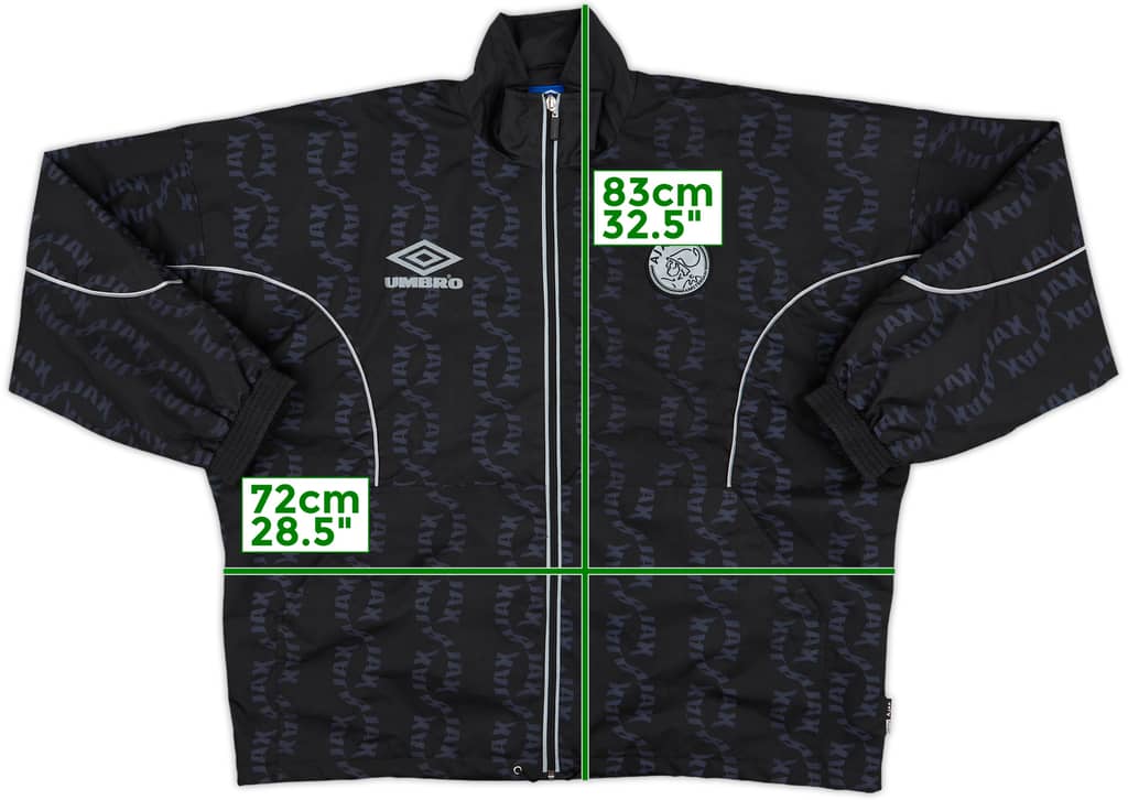 1998-99 Ajax Umbro Track Jacket - 10/10 - (XL)