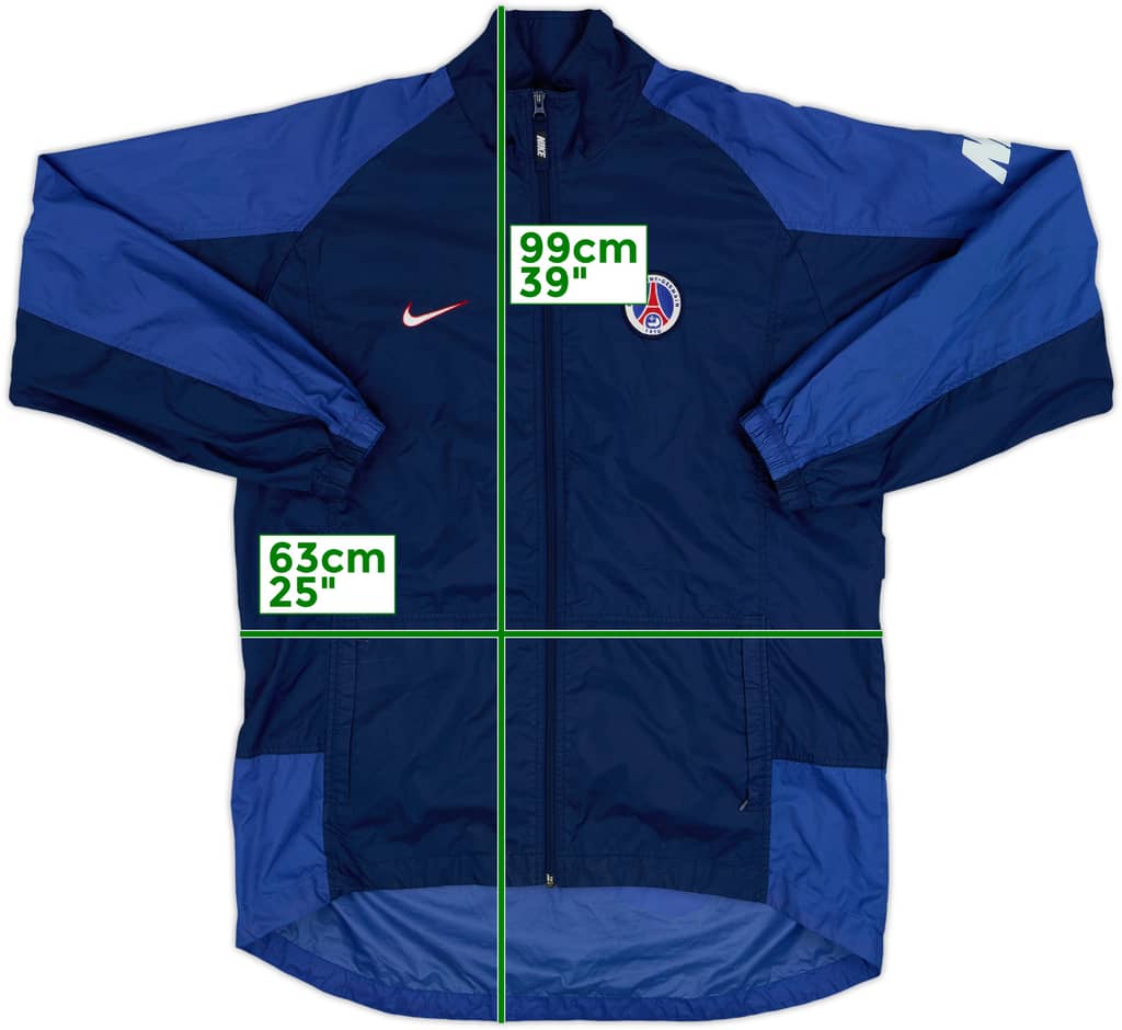 1998-99 Paris Saint-Germain Nike Rain Jacket - 8/10 - (XL)