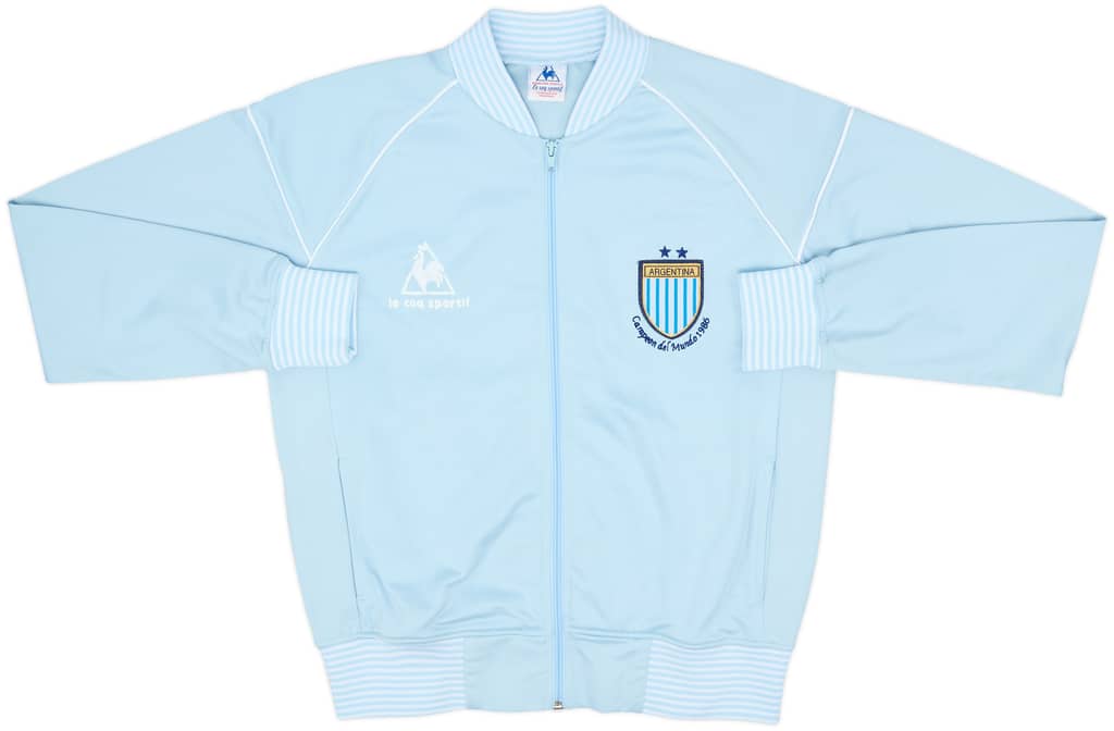 1986-88 Argentina Le Coq Sportif Campeon del Mundo Presentation Jacket - 9/10 - (M)