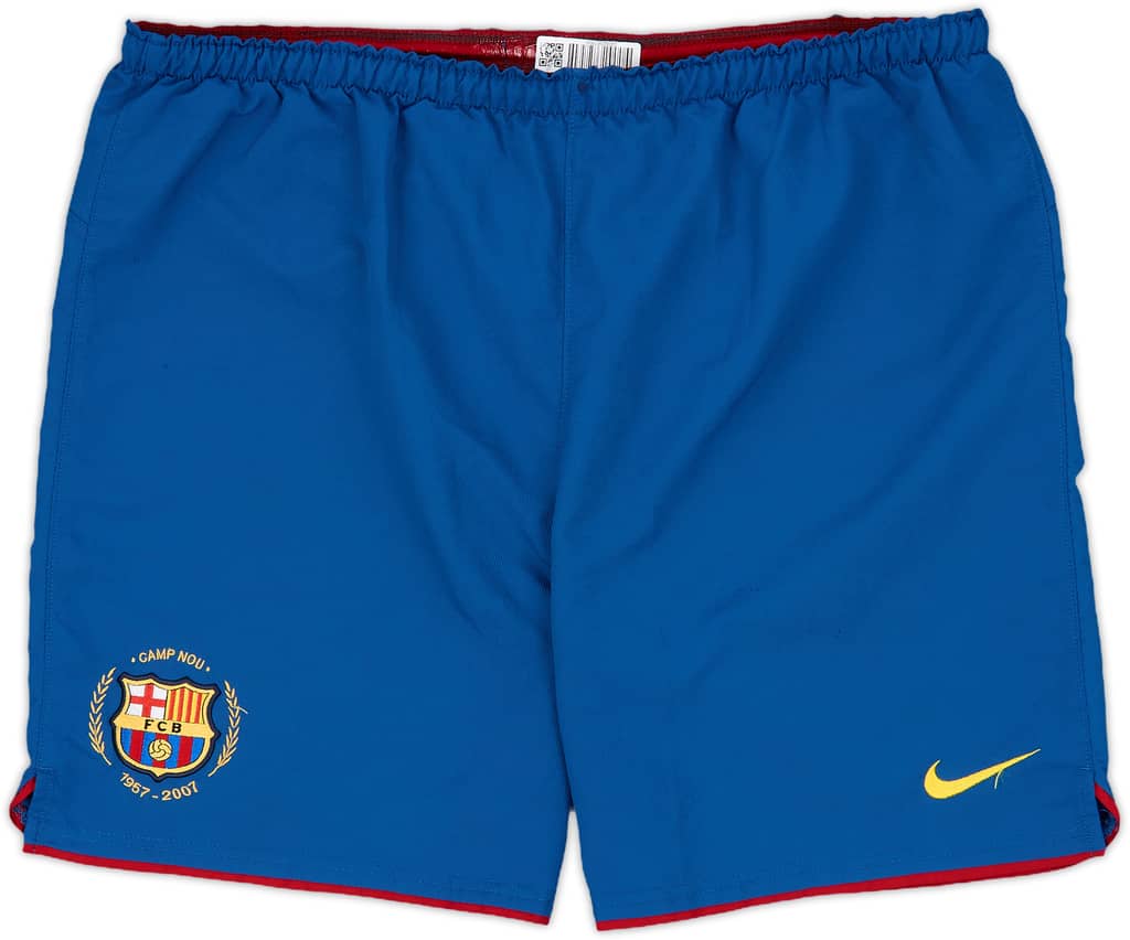 2007-08 Barcelona Home Shorts - 8/10 - (M)