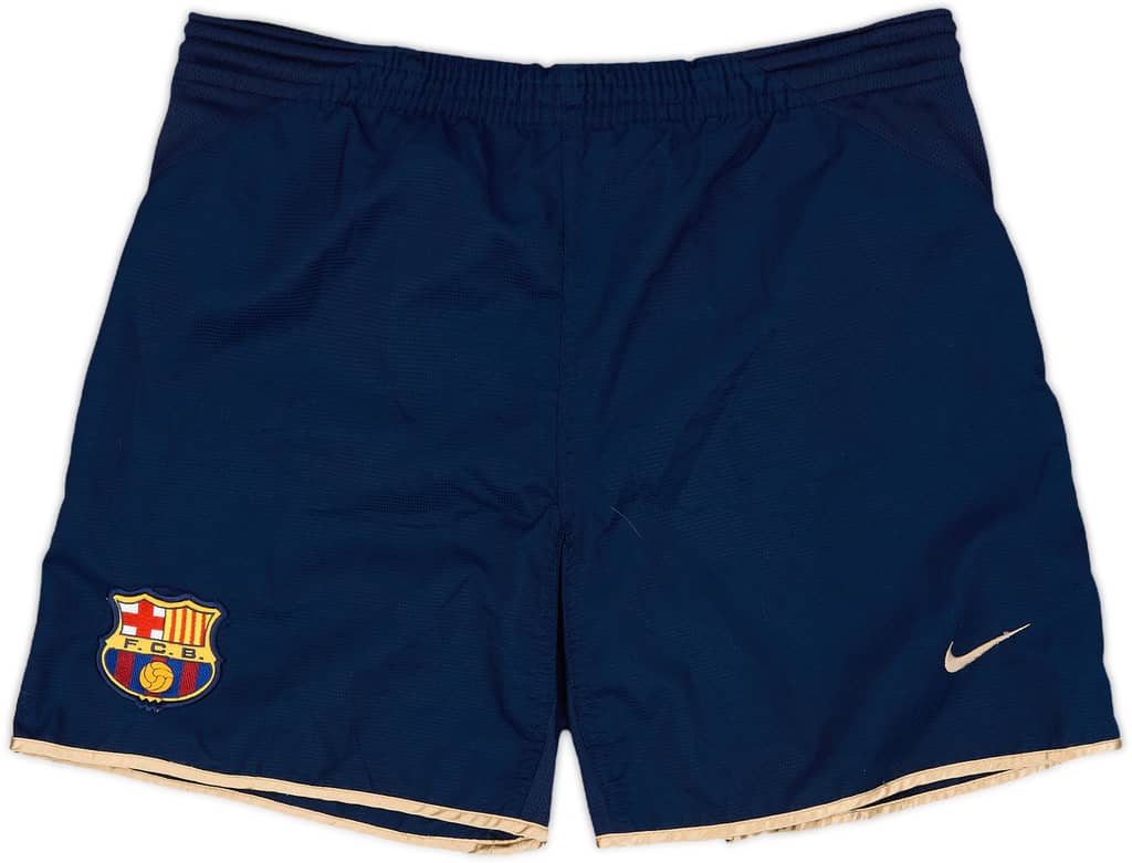 2001-02 Barcelona Away Shorts - 9/10 - (S)
