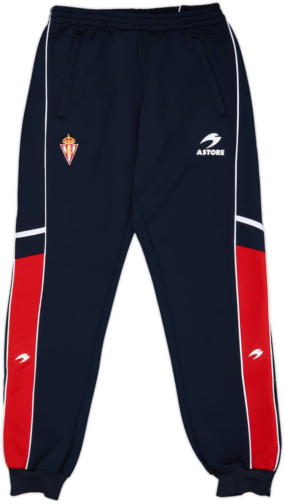 2007-08 Sporting Gijon Astore Track Pants/Bottoms - 9/10 - (S)