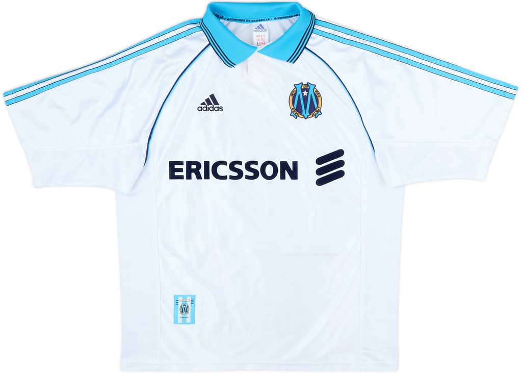 1998-99 Olympique Marseille Home Shirt - 9/10 - (L)