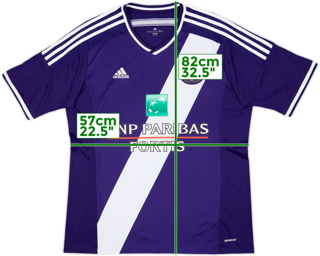 2014-15 Anderlecht Home Shirt - 8/10 - (XL)