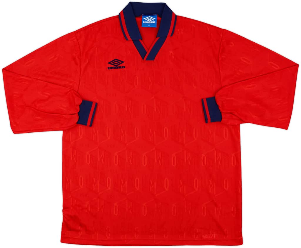 1990s Umbro Template L/S Shirt - 10/10 - (XL)