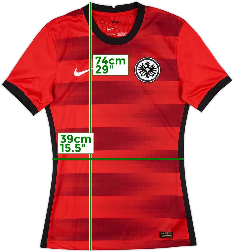 2021-22 Eintracht Frankfurt Authentic Away Shirt - 10/10 - (S)