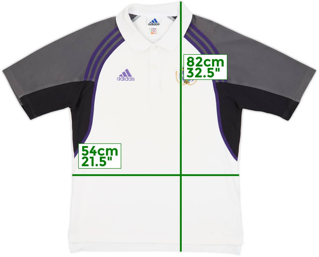 2001-02 Anderlecht adidas Polo Shirt - 8/10 - (M)