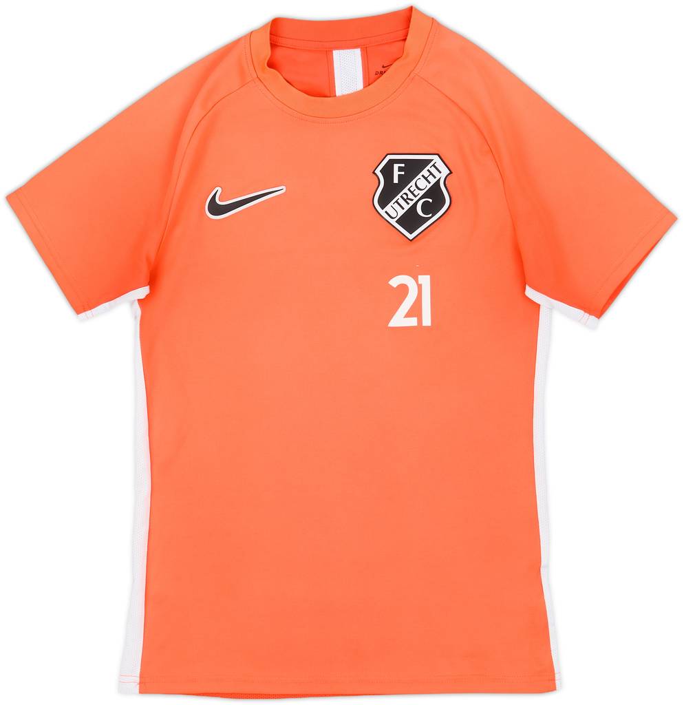 2019-20 Utrecht Nike Player Issue Training Shirt #21 - 9/10 - (S)