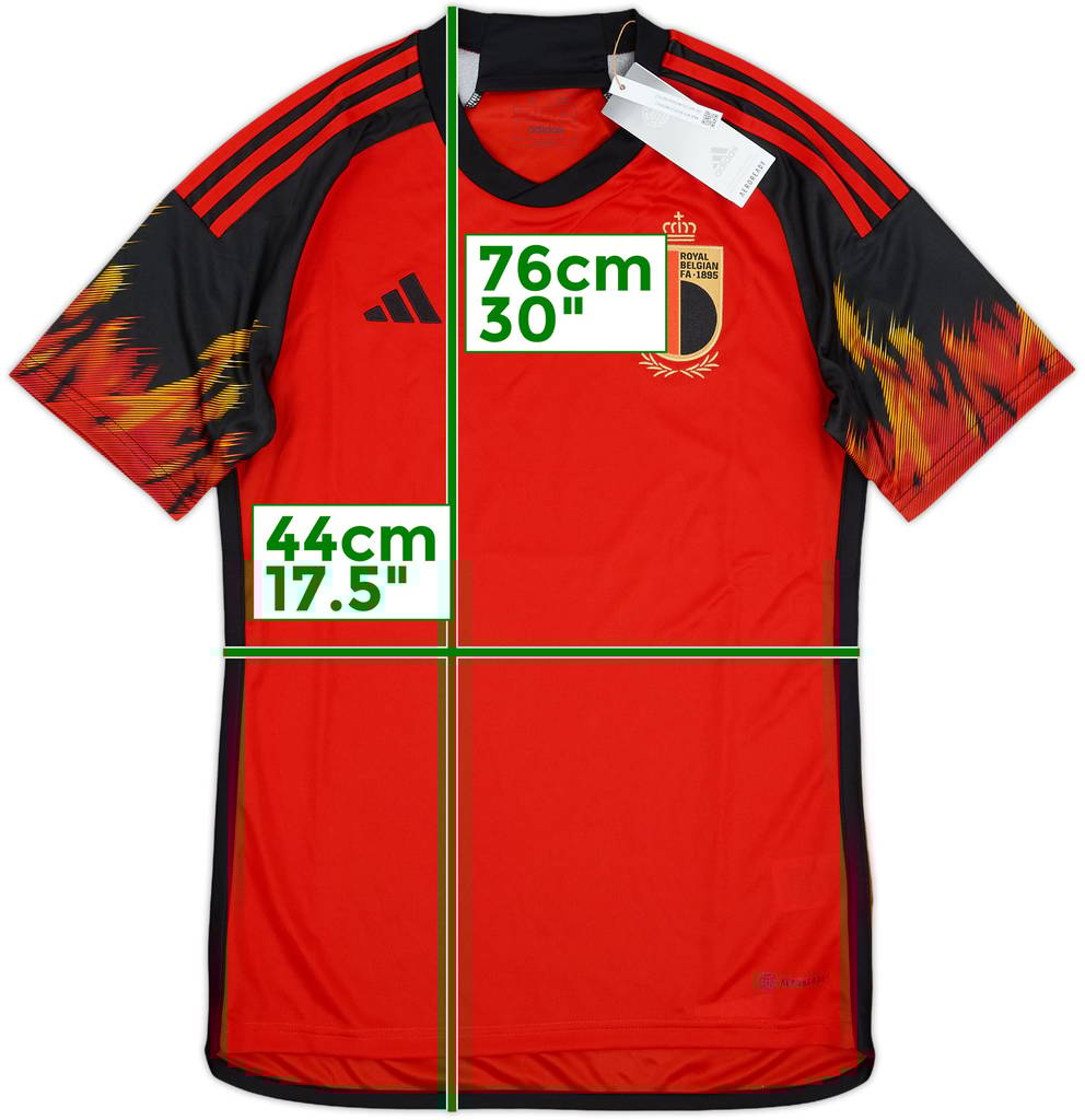 2022-23 Belgium Home Shirt (S)