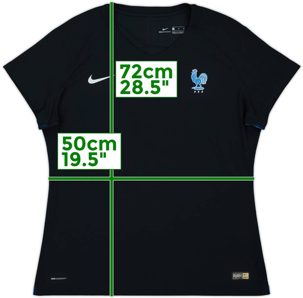 2017-18 France Player Issue Third Shirt - 10/10 - (Women's XL)