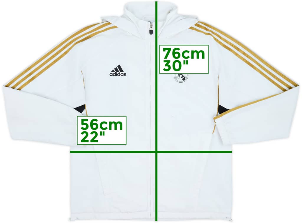 2011-12 Real Madrid adidas Hooded Track Jacket - 7/10 - (M/L)