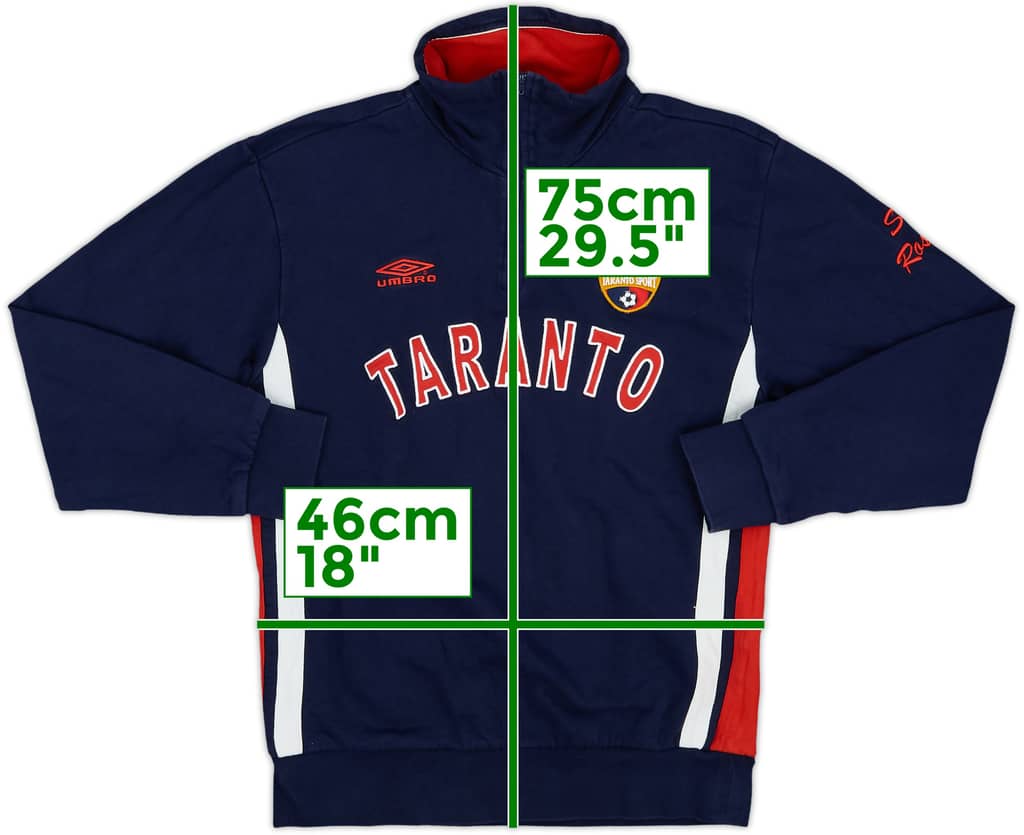 2005-07 Taranto Umbro 1/4 Zip Drill Top - 8/10 - (L)