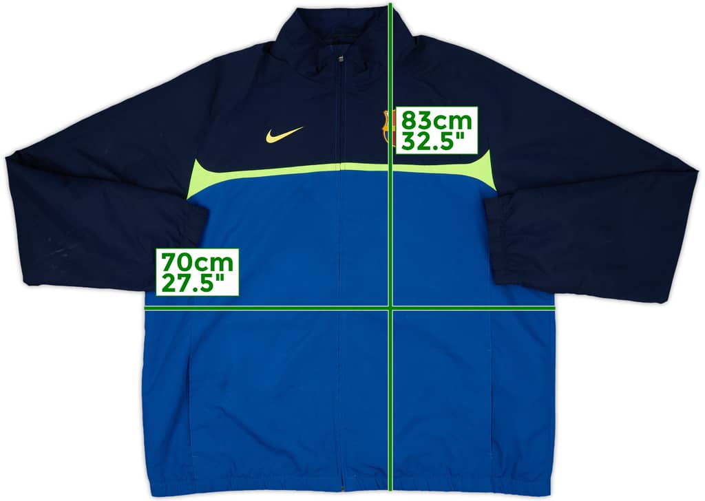 2010-11 Barcelona Nike Track Jacket - 7/10 - (XXL)