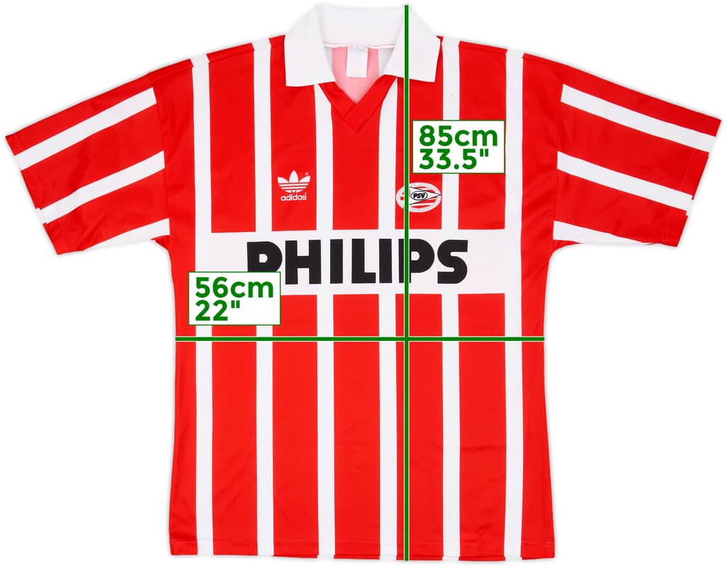 1990-92 PSV Home Shirt - 8/10 - (XL)