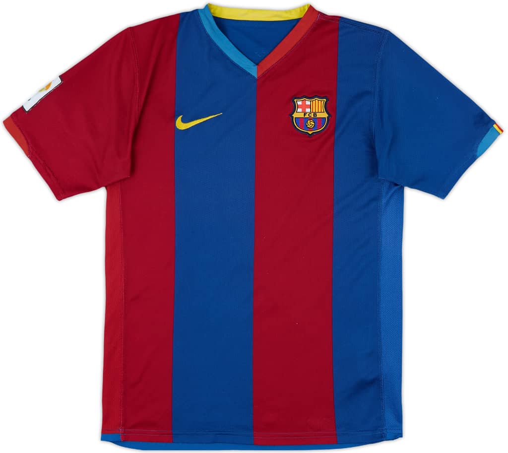 2006-07 Barcelona Home Shirt - 6/10 - (XL.Boys)