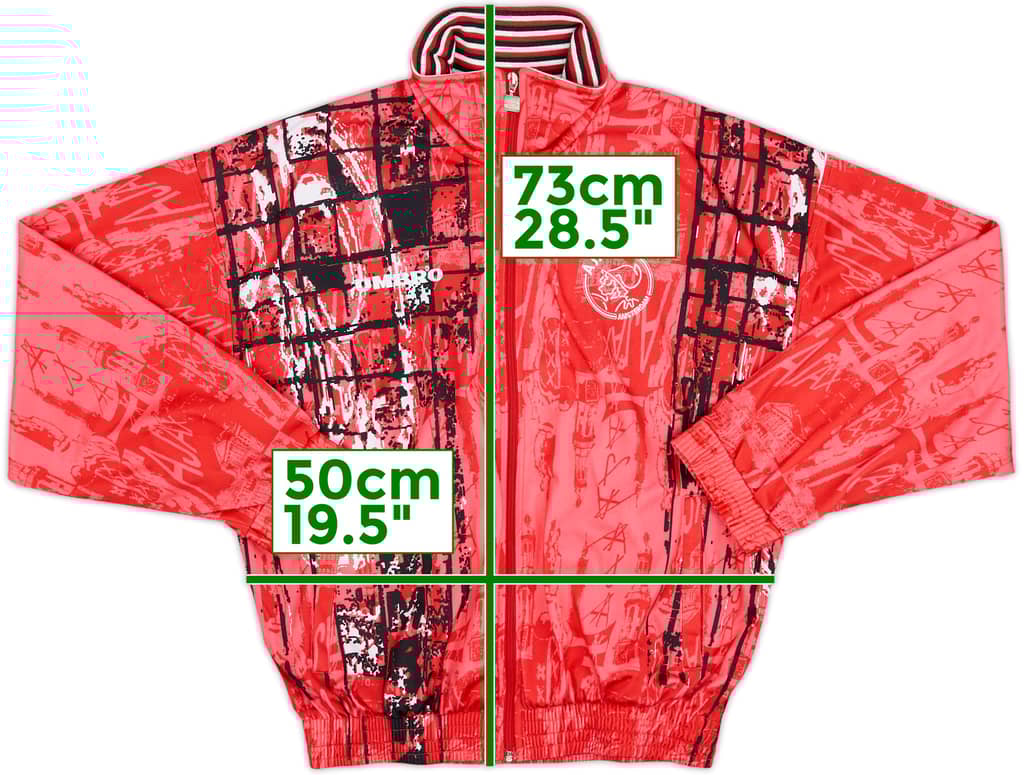 1996-97 Ajax Umbro Track Jacket - 10/10 - (M)