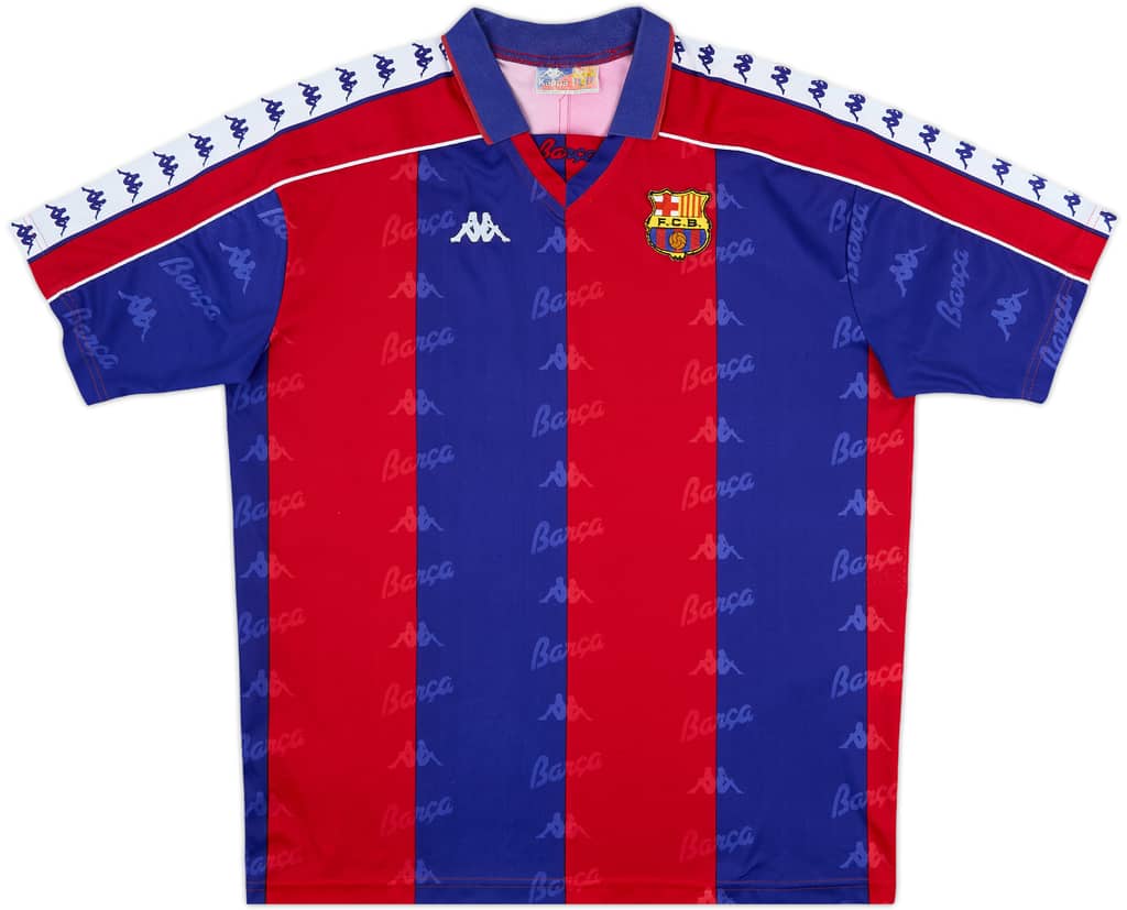 1992-95 Barcelona Home Shirt - 9/10 - (XL)