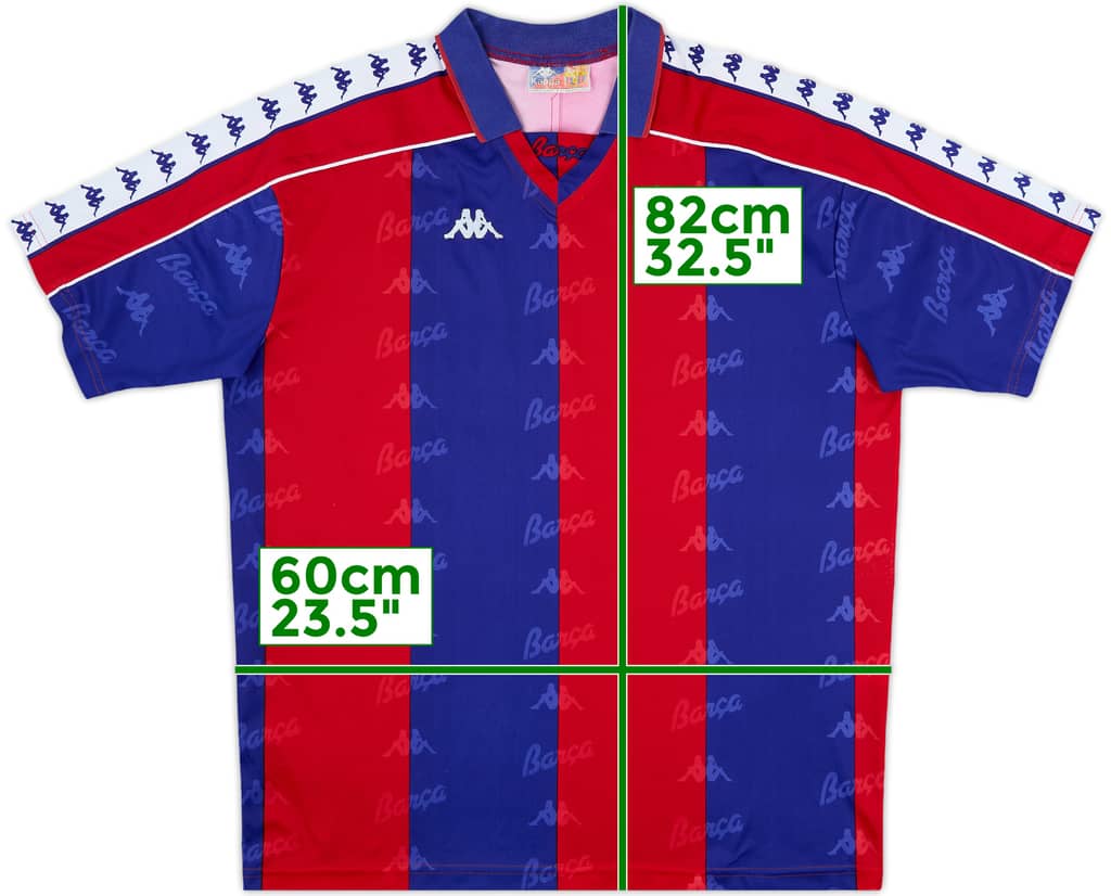 1992-95 Barcelona Home Shirt - 9/10 - (XL)