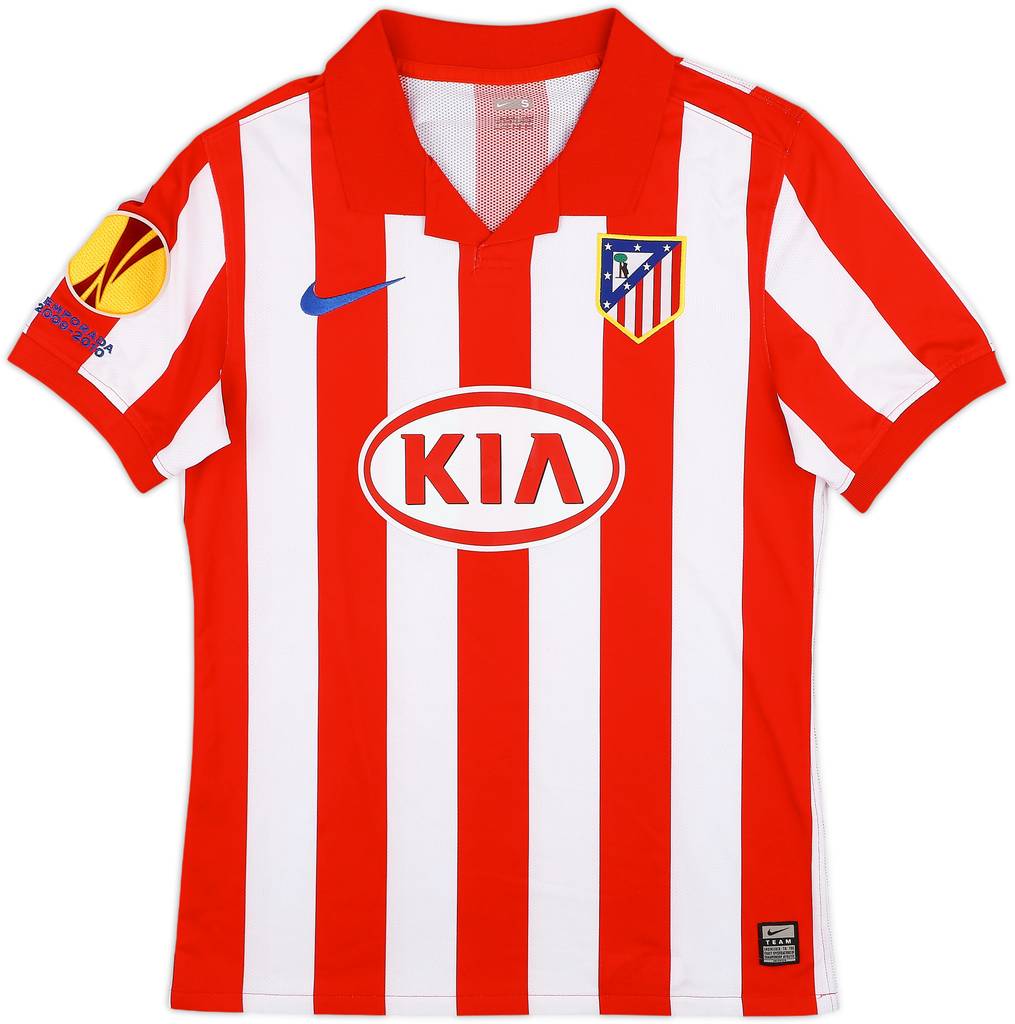 2009-10 Atletico Madrid Player Issue Home Shirt - 7/10 - (S)