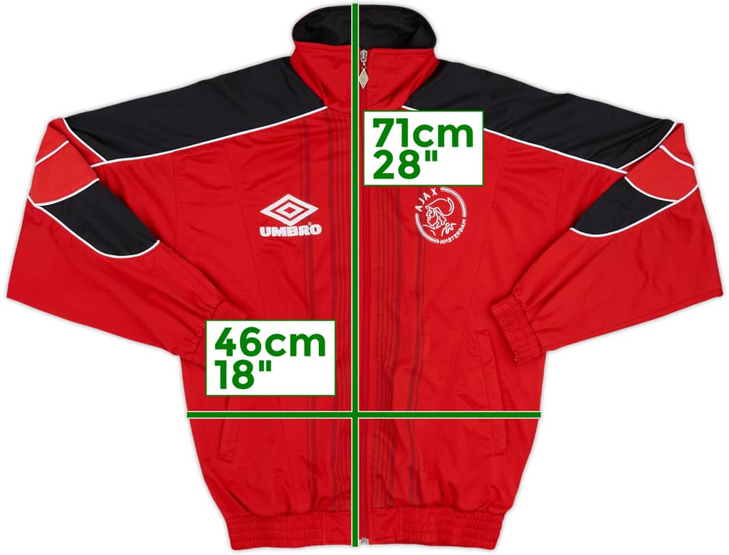 1999-00 Ajax Umbro Track Jacket - 9/10 - (XL.Boys)
