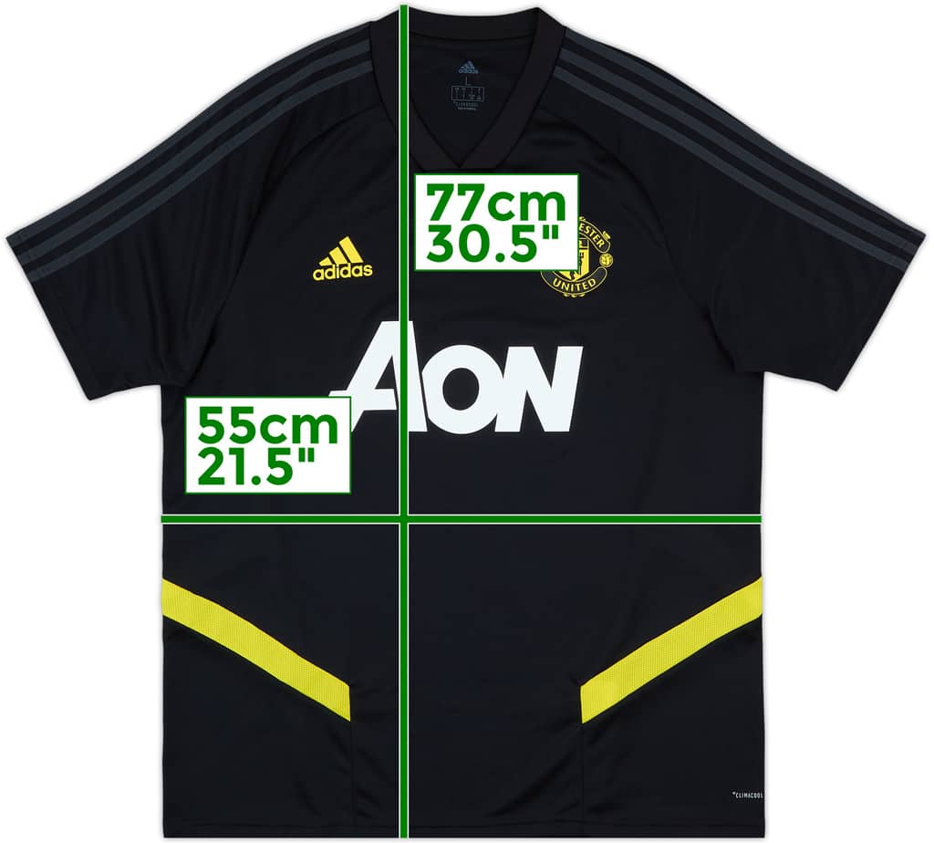 2019-20 Manchester United adidas Training Shirt - 9/10 - (L)
