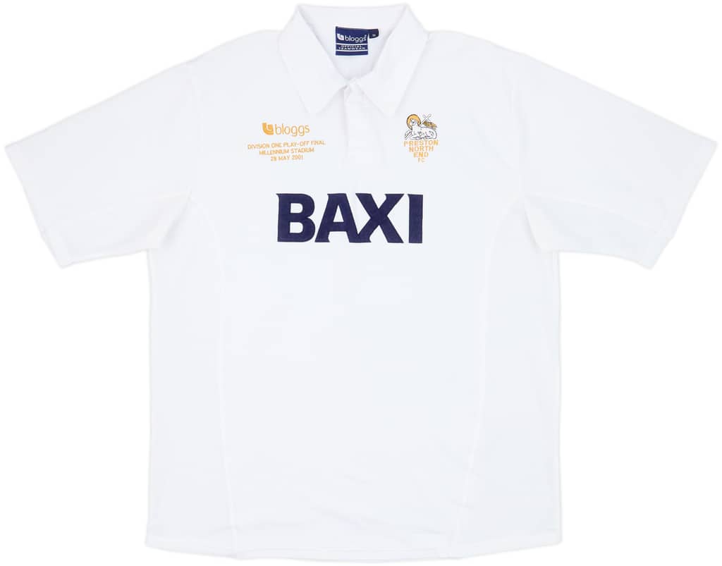 2000-01 Preston 'Play-off Final 2001' Home Shirt - 8/10 - (XXL)