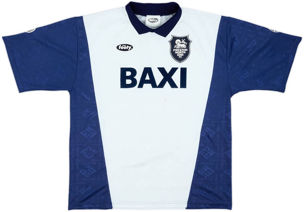 1995-96 Preston North End Home Shirt - 8/10 - (XL)