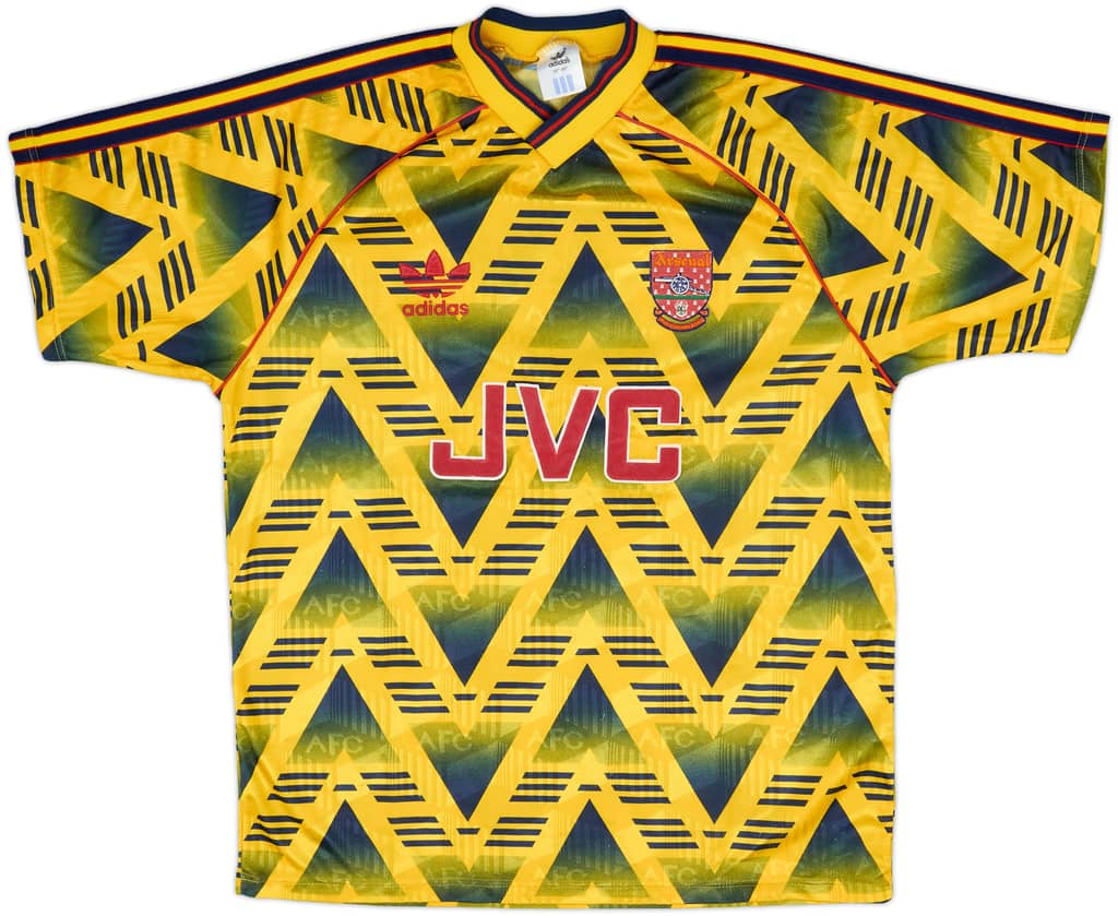 1991-93 Arsenal Away Shirt - 9/10 - (M)