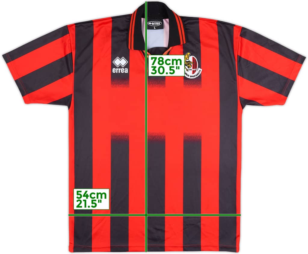 1996-97 Hamrun Spartans Home Shirt - 8/10 - (L)