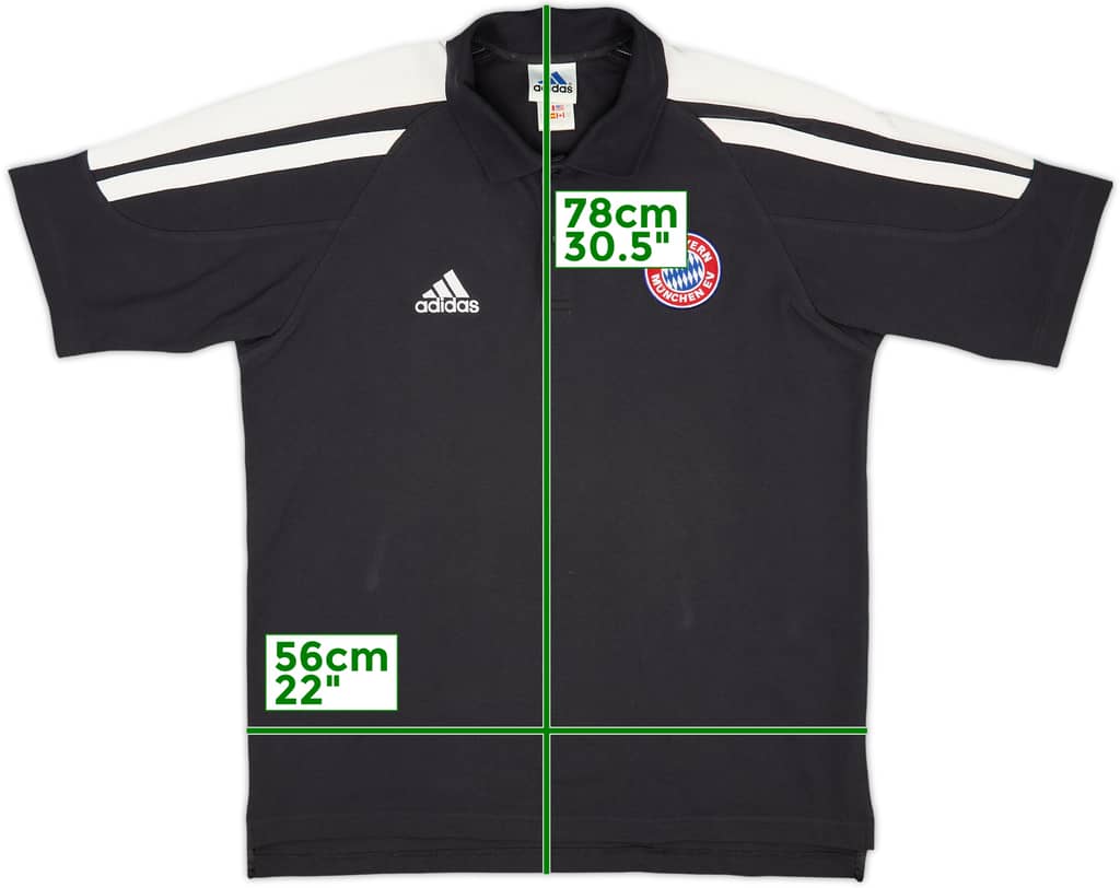 2002-03 Bayern Munich adidas Polo Shirt - 9/10 - (XL/XXL)