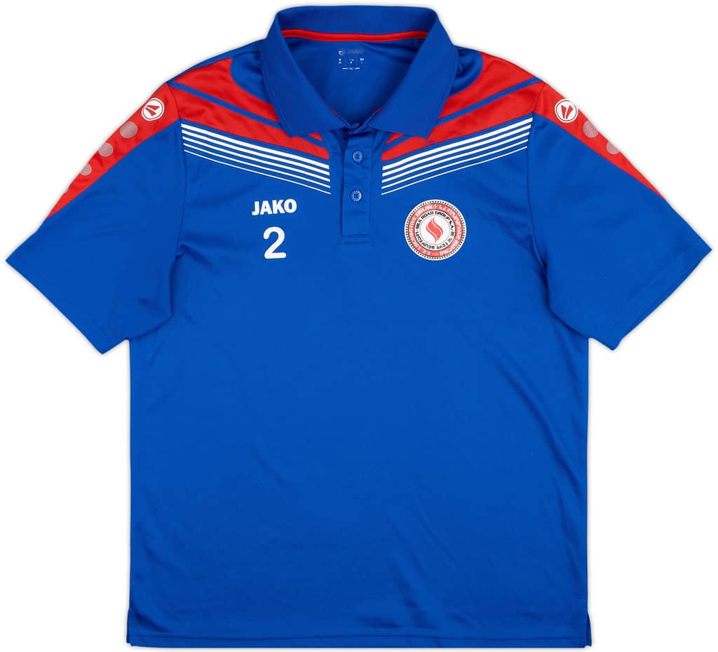 2015-16 Locomotive Tbilisi Jako Player Issue Polo Shirt #2 - 5/10 - (S)