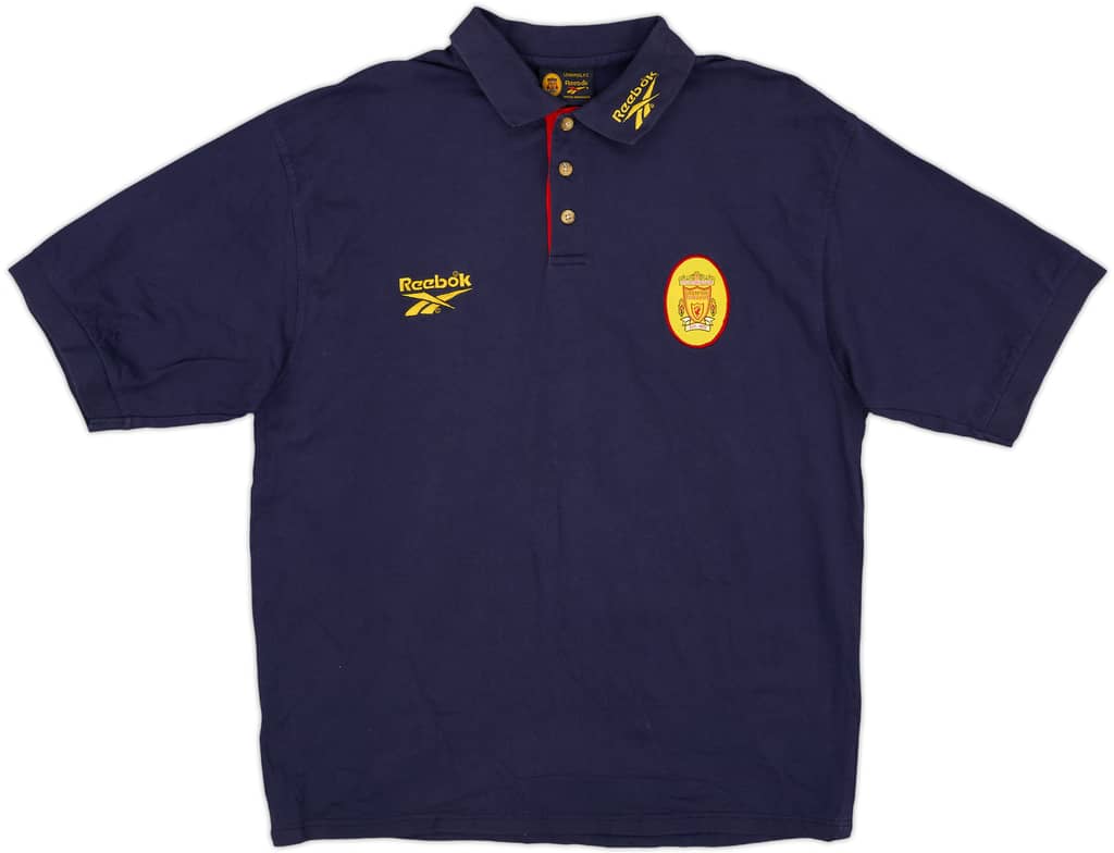 1998-99 Liverpool Reebok Polo Shirt - 8/10 - (L)