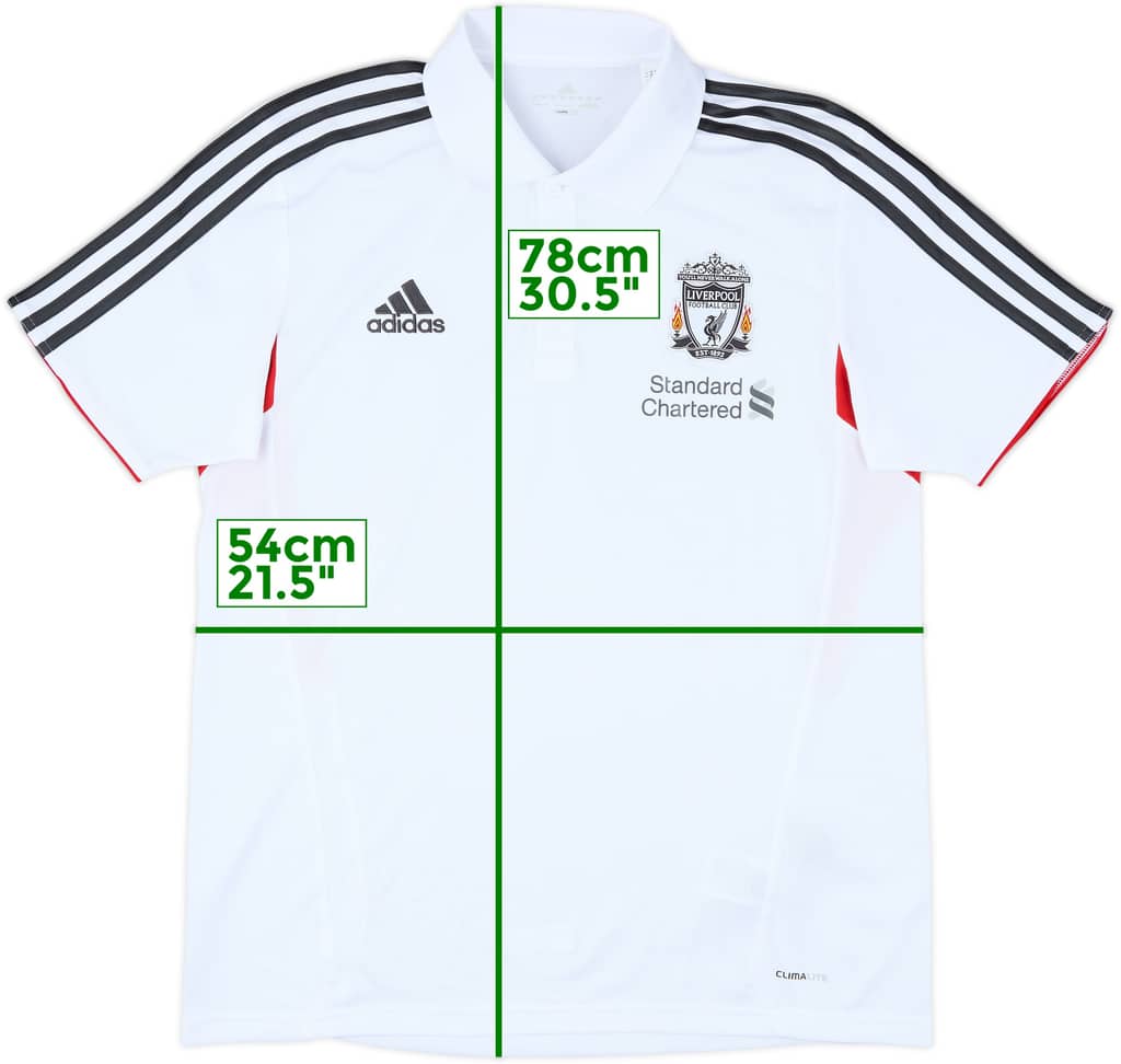 2011-12 Liverpool adidas Polo Shirt - 9/10 - (L)
