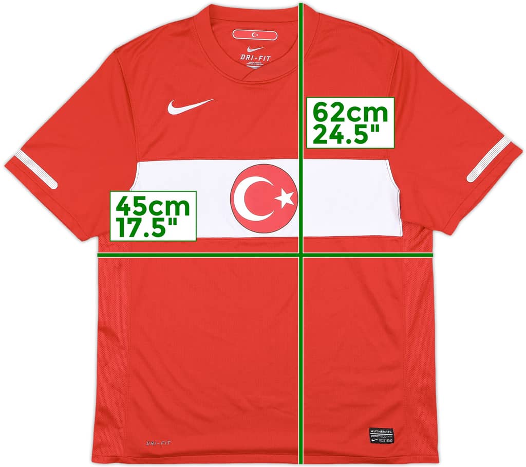 2010-11 Turkey Home Shirt - 8/10 - (M)