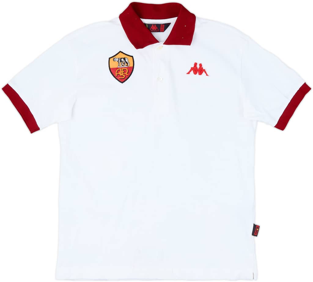 2010-11 Roma Kappa Polo Shirt - 8/10 - (XL.Boys)