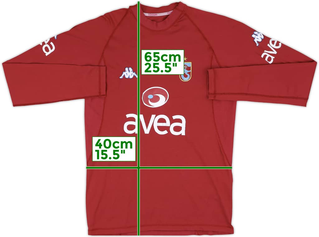 2004-05 Trabzonspor Kappa Training L/S Shirt - 6/10 - (XL)