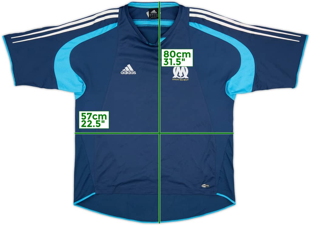 2004-05 Olympique Marseille adidas Training Shirt - 10/10 - (L/XL)