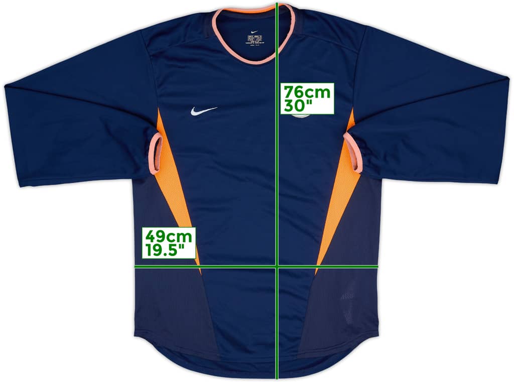 2002-04 Montpellier Home L/S Shirt - 8/10 - (M)